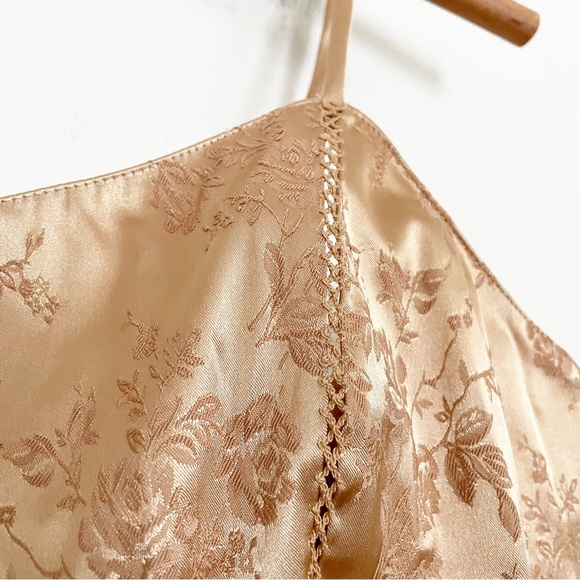 Victoria's Secret Tops Vintage Victorias Secret Gold Floral Cropped